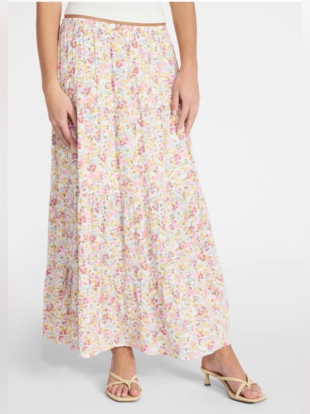 No Boundaries Step-on Maxi Skirt with Side Loop and Women's Plus XL NWT